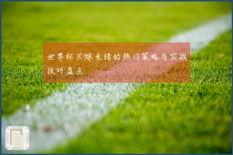 世界杯买球竞猜的热门策略与实战技巧盘点